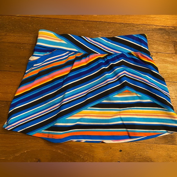 Dolfin Small Aquashape A-Line Swim Skirt bottoms bikini blue - Picture 4 of 7